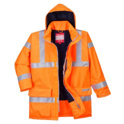 Portwest Bizflame Rain Hi-Vis antisztatikus FR kabát