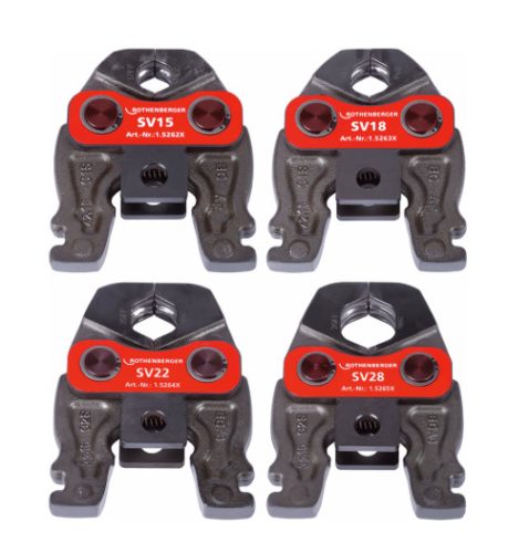 ROTHENBERGER, Compact préspofa készlet, SV15-18-22-28