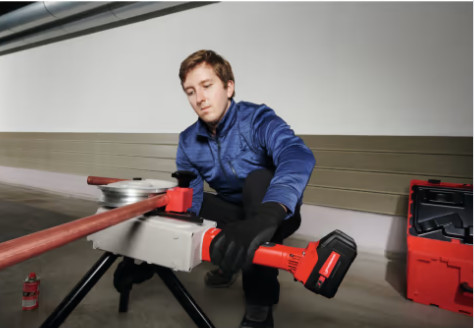 ROTHENBERGER, ROBEND 4000 E akkumulátoros csőhajlító készlet, 4Ah, 15-18-22-28 mm