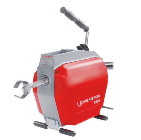 ROTHENBERGER, R600 csőtisztító gép spirál-/szerszámkészlettel 16-22 mm