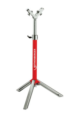 ROTHENBERGER, Csőtartó állvány, állítható, legfeljebb 6"-os csőig