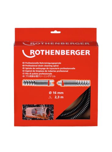 ROTHENBERGER, SMK spirál, 16 mmx2,3m, műanyag betéttel
