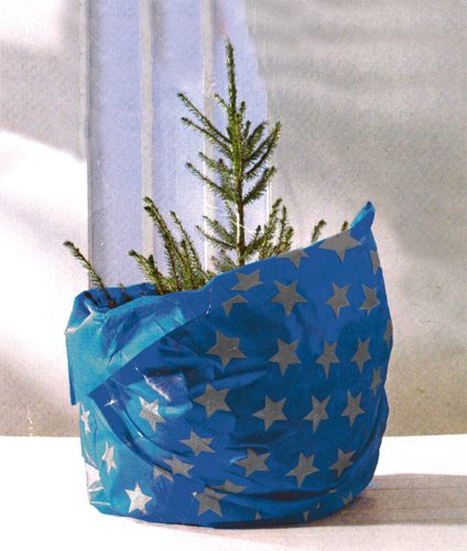 Karácsonyfatakaró, kék (KT 250/BL)