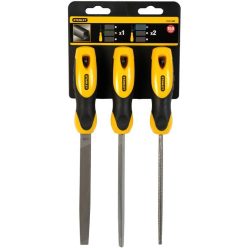 3 RÉSZES RESZELŐ KÉSZLET (KEREK, LAPOS, HÁROMSZÖGLETŰ) 150MM