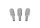 Torx bit T20 25mm 3 db