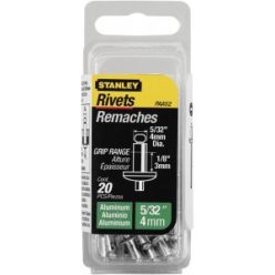 ALU SZEGECS 5/32"X1/8" 20/CS