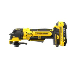   Stanley SZÉNKEFE NÉLKÜLI TÖBBFUNKCIÓS SZERSZÁMGÉP 18 V – 2,0 AH