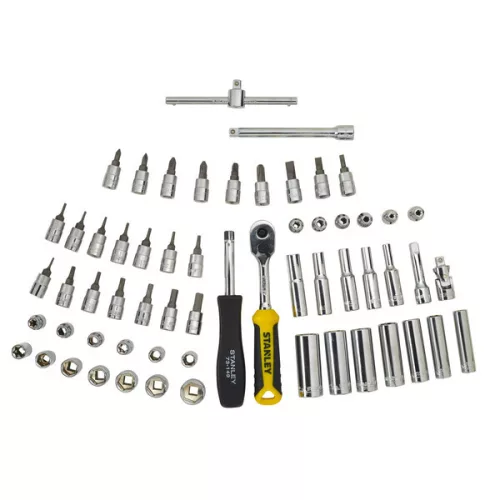 STANLEY 60 részes 1/4 dugókulcs modul – kéziszerszám
