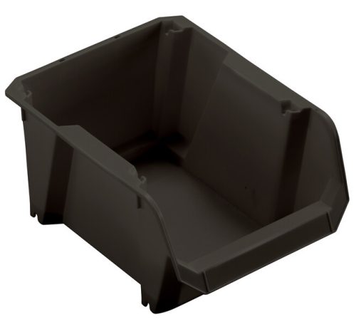 ESSENTIALS FALRA SZERELHETŐ FEKETE TARTÓ 2-ES MÉRET