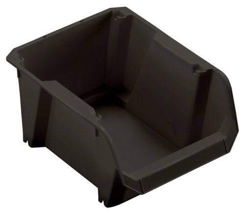 ESSENTIALS FALRA SZERELHETŐ FEKETE TARTÓ 3-AS MÉRET