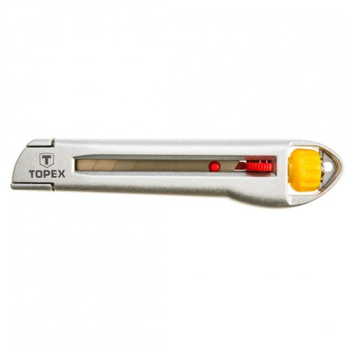 TOPEX Törhető pengés kés 18mm, fém vezetősín