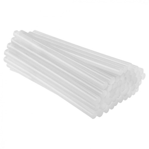 Ragasztópatron, 11 x 200mm, 50 db, átlátszó fehér