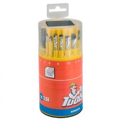 FÚRÓKÉSZLET KOMBINÁLT VEGYES 18db