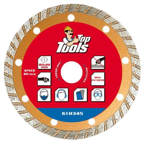 Gyémánt vágókorong 125mm TURBO