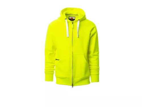 PAYPER DALLAS+ férfi kapucnis polár pulóver fluo sárga -XXL