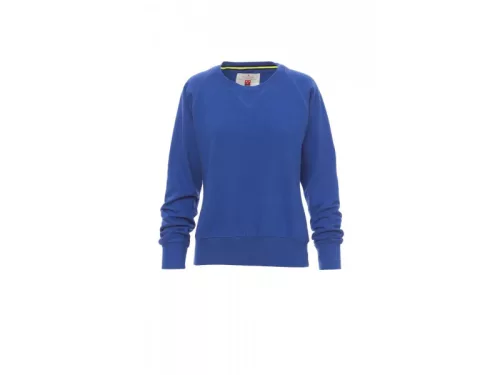 PAYPER MISTRAL+ LADY női pulóver környakú melange szürke -XL