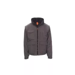   PAYPER ESCAPE férfi dzseki levehető ujjakkal fekete-acélszürke -3XL