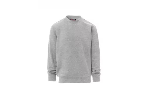 PAYPER NEW ORLEANS unisex környakú pulóver melange szürke -L