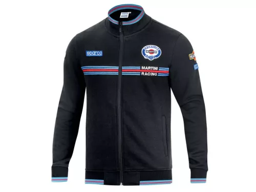 SPARCO MARTINI RACING cipzáras pulóver fehér L