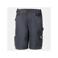   STENSO PRISMA SPANDEX férfi rövid munkanadrág szürke-fekete -48