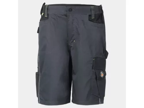 STENSO PRISMA SPANDEX férfi rövid munkanadrág szürke-fekete -60