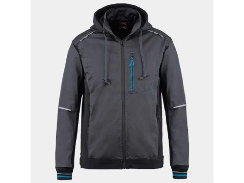 STENSO REVOLT 4STRETCH munkakabát szürke-fekete-petrolkék 56()