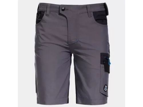 STENSO REVOLT RIPSTOP STRETCH férfi sztreccs rövid munkanadrág szürke-fekete -62