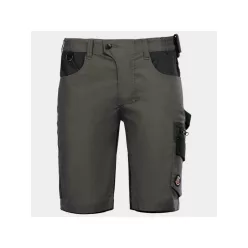   STENSO REVOLT LIGHT STRETCH férfi sztreccs rövid munkanadrág zöld-fekete -44