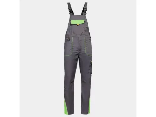 STENSO PRISMA LIGHT STRETCH kantáros munkanadrág szürke-zöld 54()