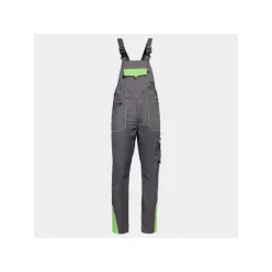   STENSO PRISMA LIGHT STRETCH kantáros munkanadrág szürke-zöld 60