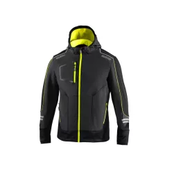 SPARCO YORK TECH Softshell kabát sötétszürke-sárga L