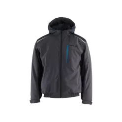 STENSO REVOLT Softshell téli munkakabát szürke fekete XL