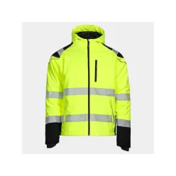 Stenso prisma hv láthatósági softshell kabát sárga m stenso munkavédelmi ruházat – munkavédelem