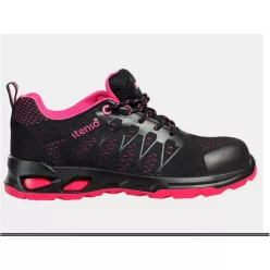   STENSO RACE PRO LADY LOW S1PS ESD női munkavédelmi cipő fekete-rózsaszín -40