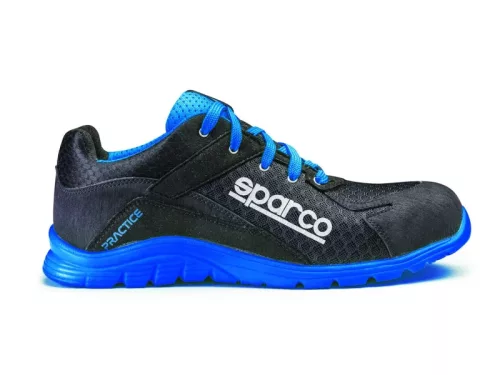 Sparco practice nelson esd S1P SRC munkavédelmi cipő fekete-kék 40