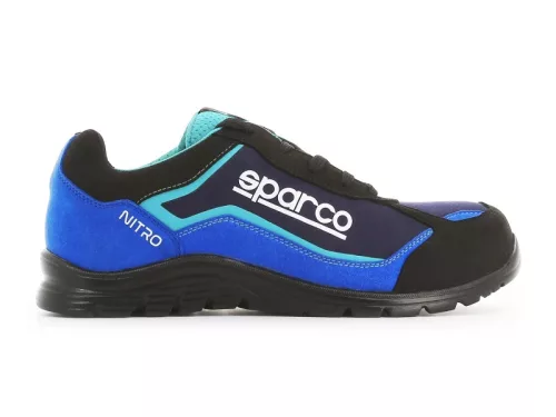Sparco nitro petter esd S3 SRC munkavédelmi cipő fekete-azúrkék 39