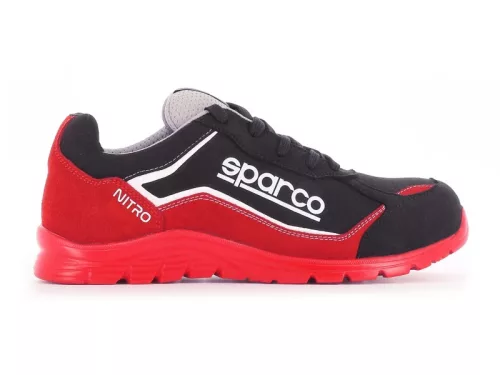 Sparco nitro marcus esd S3 SRC munkavédelmi cipő piros-fekete 46
