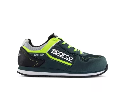 SPARCO GYMKHANA SEB S1P SRC munkavédelmi cipő zöld-sárga 37()