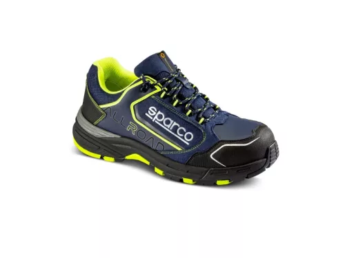 Sparco allroad sochi esd S3S SR FO HRO munkavédelmi cipő középkék-fluo sárga 44