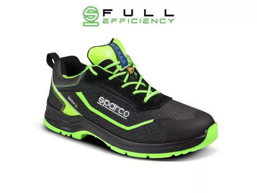 Sparco indy-e forester esd S3S SR lg védőcipő szürke-zöld 38 – munkavédelmi lábbeli
