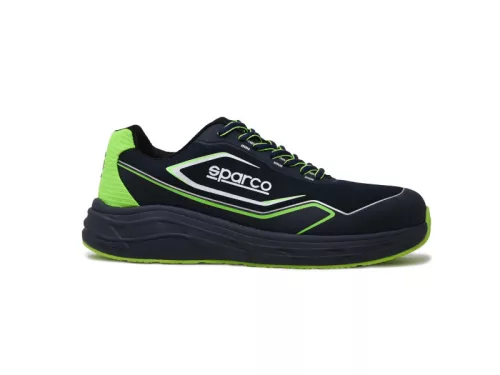 Sparco impulse willen esd S1PS SR FO HRO védőcipő kék-fluo zöld 38 – munkavédelmi lábbeli