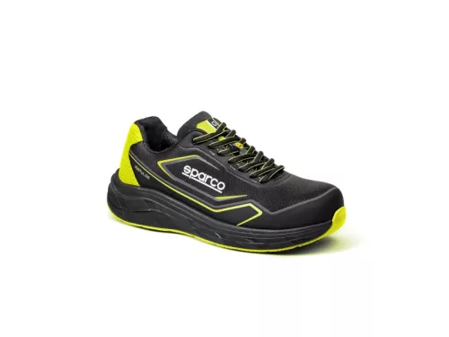 Sparco impulse luton esd S1PS SR FO HRO védőcipő fekete-fluo sárga 41