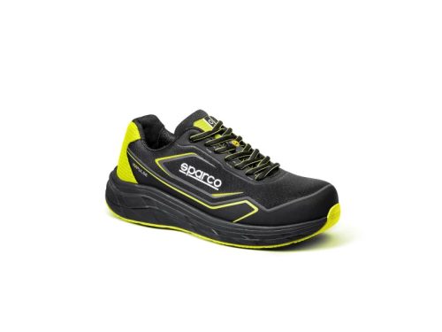 SPARCO IMPULSE LUTON ESD S1PS SR FO HRO védőcipő fekete-fluo sárga 45()
