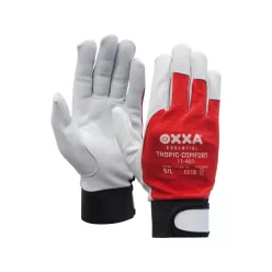 OXXA Tropic-Comfort 11-461 nappa kesztyű fehér-piros -11