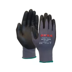OXXA Nitril-Tech munkakesztyű fekete-szürke- 8
