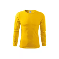 MALFINI Fit-T LS férfi hosszú ujjú póló sárga -M