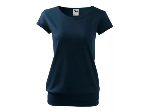 MALFINI City női póló tengerészkék -2XL