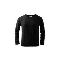  MALFINI Fit-T LS gyerek hosszú ujjú póló fekete -122 cm/6 éves