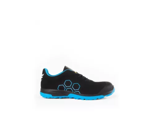 LAVORO LYNX BLUE S3 SRC ESD védőcipő fekete-kék -45()