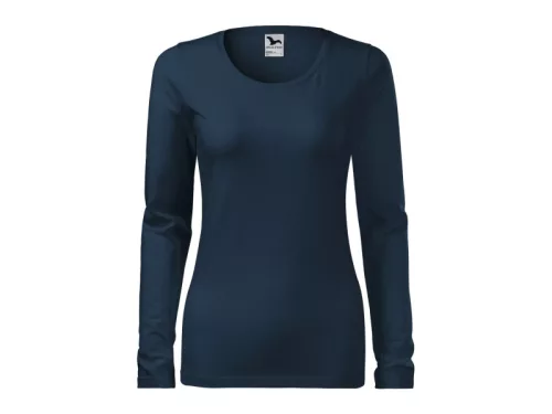 MALFINI SLIM női póló tengerészkék -XL